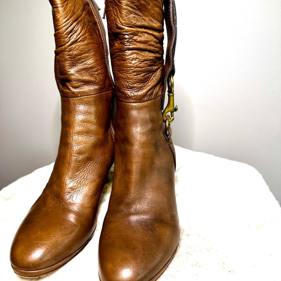 Coach soft leather heeled boot - Picture 6 of 6